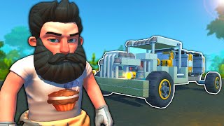 Building a New SCRAP TRUCK & Survival Workshop! - Scrap Mechanic Survival Gameplay