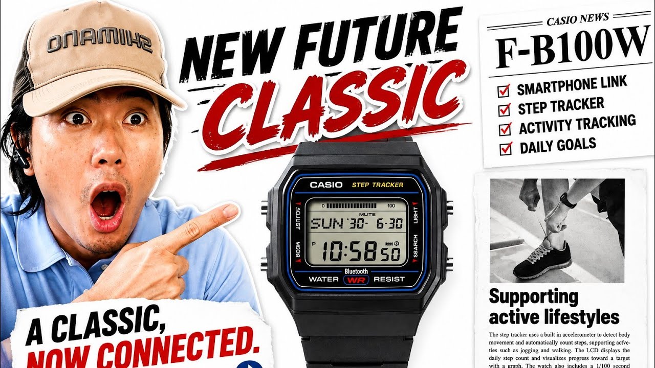 Casio F-B100W unboxing review F-B100W-1AJF F-B100W-1BJF F-B100W