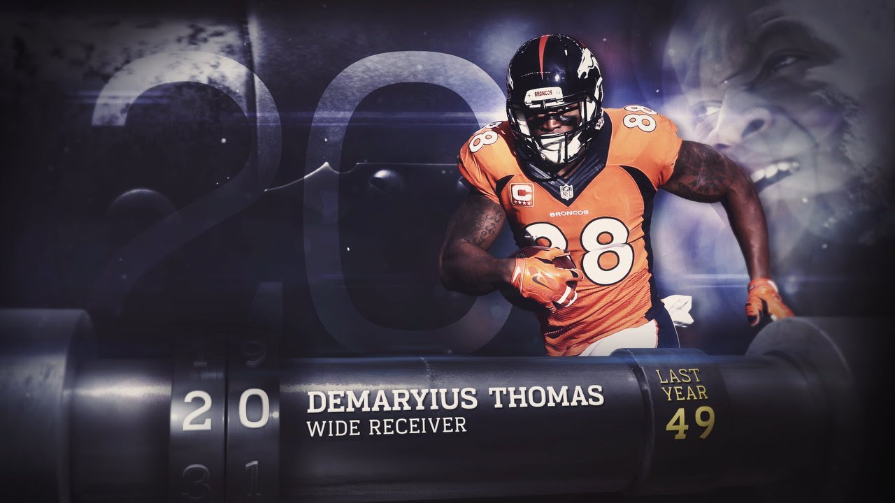 20 Demaryius Thomas ( Broncos) | Top 100 Players of 2015 - YouTube