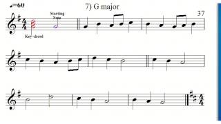 Sight-singing 2. Test that every musician should be able to read