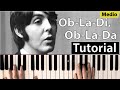 Como tocar "Ob-La-Di, Ob-La-Da "(The Beatles) - Piano tutorial, partitura y mp3