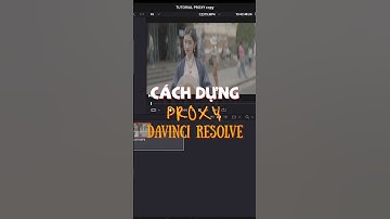 Cách tạo dưng proxy trong Davinci Resolve #lpk