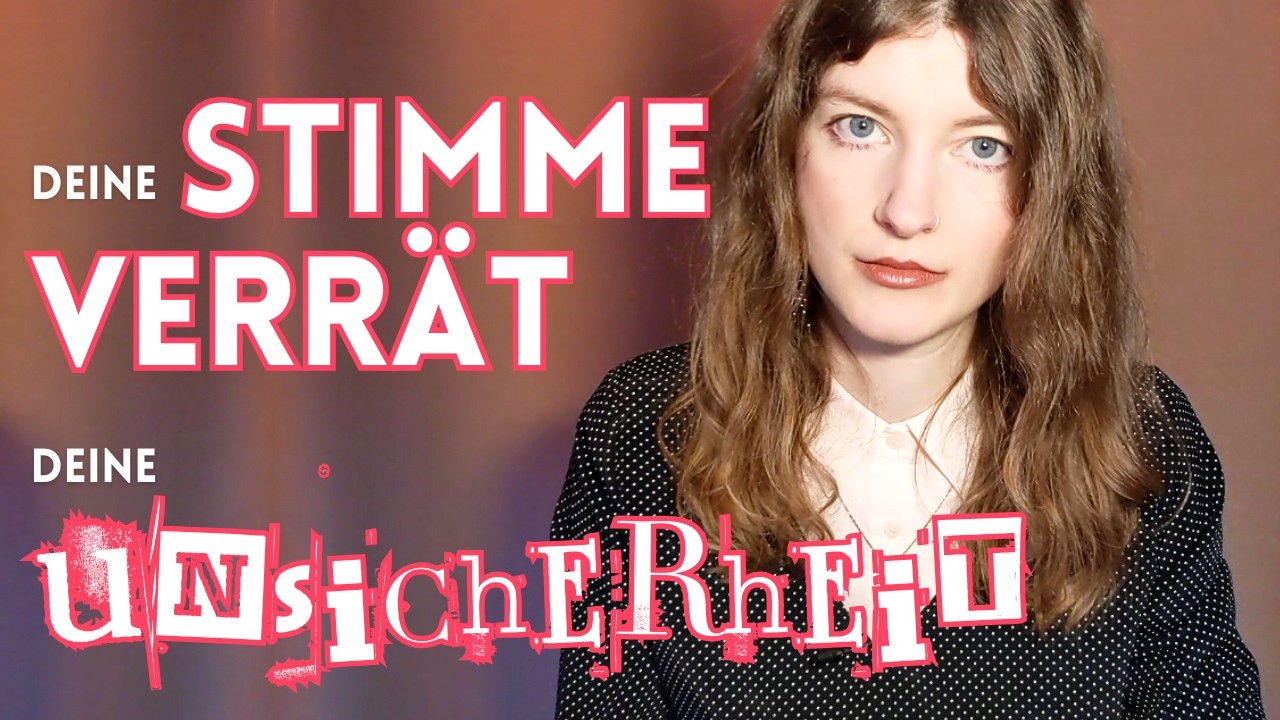 Unsicher? 3 auffällige Anzeichen in deiner Stimme und 3 stabilisierende Techniken