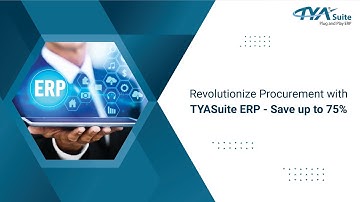 Revolutionize Your ERP with TYASuite: Cut Costs by 75% with Fewer Licenses.