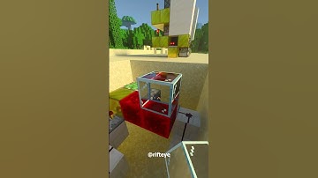 Minecraft Bedrock Automatic minecart station part 1 (easy) #shorts