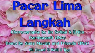 Pacar Lima Langkah Line Dance  Choreo By Iin Setiaji U0026 Erika Darmayanti ina November 2023