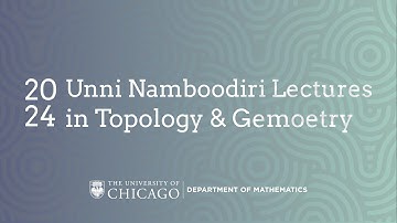 2024 Unni Namboodiri Lectures: Oscar Randal-Williams (Lecture 1)