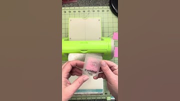Cuttlebug stamp cutting.  Going ole school!!