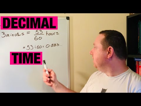 How To Convert Hours And Minutes To Decimal Time And Decimal Time To Hours And Minutes