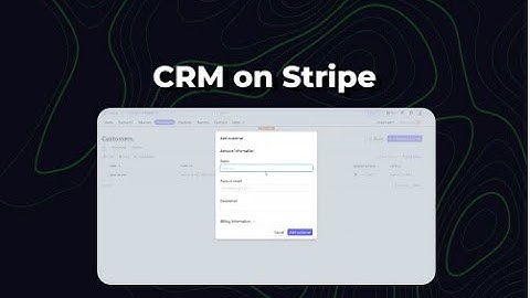 CRM on Stripe