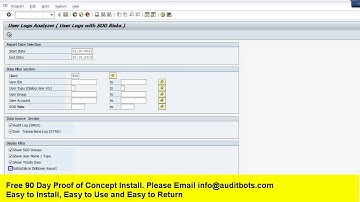 SAP SOD Executions in SAP Audit Log similar sap access control