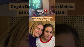 Ceyda Düvenci'nin kızı Melisa şan derslerine başladı!