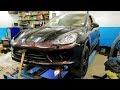 PORSCHE Cayenne. Вытяжка кузова. Наборка.