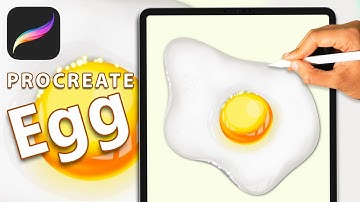 Egg Digital Drawing on iPad Pro 2021 Drawing #Procreate for Beginners