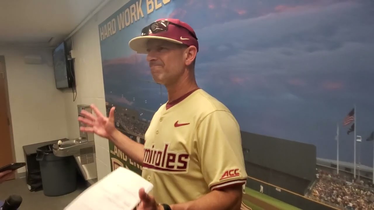 5/5 Postgame with FSU baseball coach Link Jarrett after win over North Carolina St.