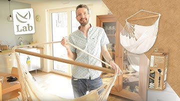 Bevestig uw hangmatstoel eenvoudig aan een betonnen plafond | LA SIESTA Lab