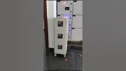 Three Phase Air Cooled Servo Voltage Stabilizer for Lift & Elevators I Gurgaon Sector 40 I Haryana