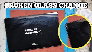 SAMSUNG GALAXY TAB A7 GLASS REPLACEMENT || Samsung t500 Tablet Broken Glass Replacement