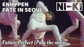 [4k Galaxy fancam] 230730 Enhypen Fate in Seoul Future Perfect Ni-ki focus 엔하이픈 니키 직캠