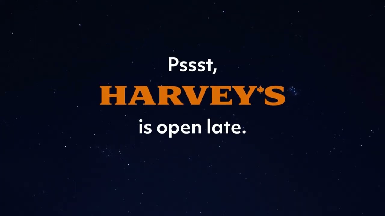 Harvey's is now open late!
