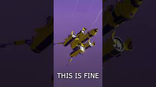 Rocket Crash Landing on EVE in KSP 2 #ksp #shorts