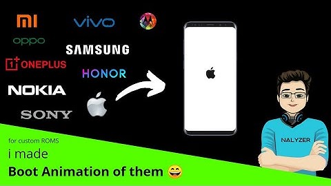 😃i Animated #Top smartphones brand boot animation You can use on Android*custom recovery required