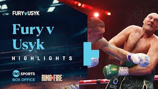UNDISPUTED CHAMPION 🏆 | Tyson Fury vs Oleksandr Usyk Fight Highlights | #FuryUsyk 🇸🇦 #RingOfFire