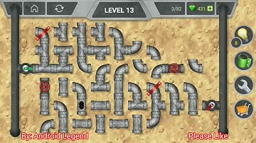 Pipeline Extra Level 13 All 3 stars By Pixign, Android Solution