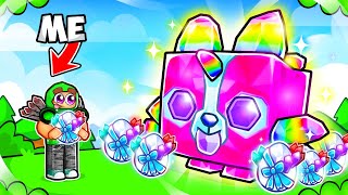 I hatched *1,000 EXCLUSIVE CRYSTAL EGGS* with a twist... (Pet Simulator X)