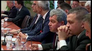 Тошко Йорданов при президента след представянето на кабинета "Главчев"