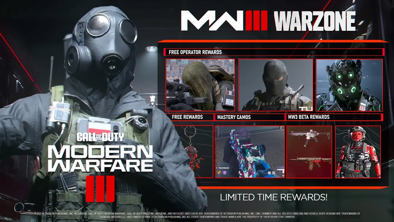 Call of Duty: Modern Warfare III Beta Participation Rewards