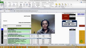 APU-EXCEL RENDIMIENTOS INDIVIDUALES
