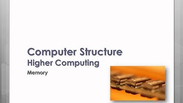 Higher Computing - Memory