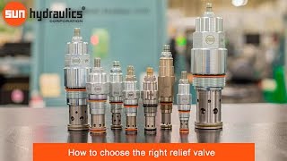 How to choose the right relief valve  Sun Hydraulics