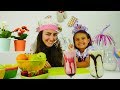 Bebek oyunları. Mini Mutfak Milkshake yapıyoruz