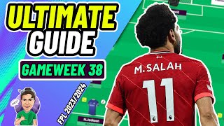 FPL FINAL GW38 ULTIMATE GUIDE | BEST ONE WEEK PUNTS! ✅ | Fantasy Premier League 2023/2024!