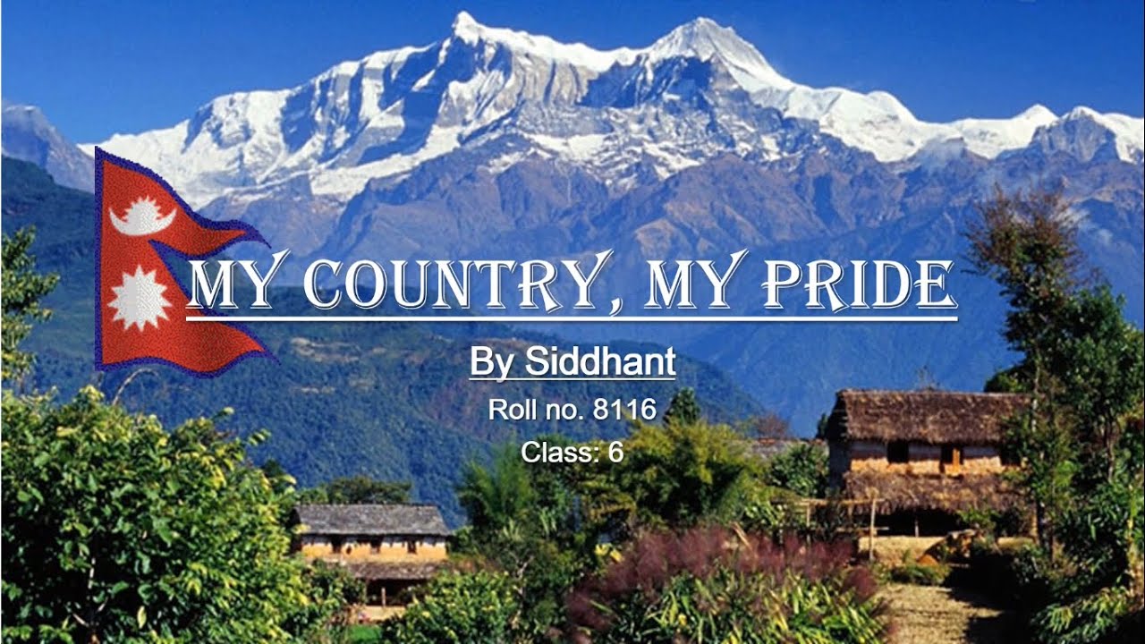 our culture our pride essay of nepal