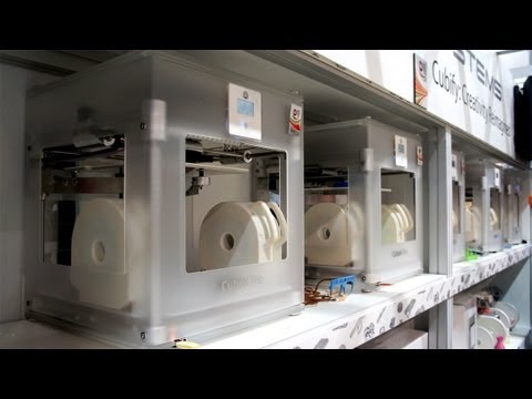 CES 2013: 3D Systems CubeX Trio 3D Printer