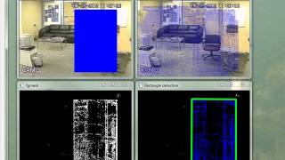 Famous Rectangle detection on moving foreground Profile