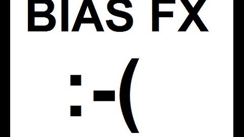 BIAS FX Desktop | Woe, is me!