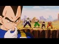 Vegeta leisurely eats a senzu bean