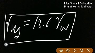 Fluid Mechanics | Important Units by Bharat Kumar Mahawar