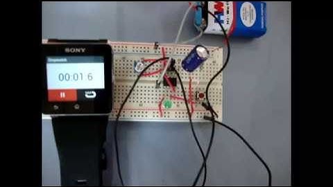1 Minute Timer Circuit using IC 555