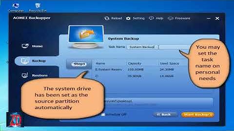 How to Backup Windows 7 to External Hard Drive with Aomei Backup 100% Working