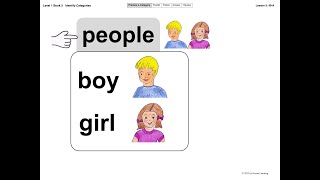 Lesson 5: Identify Categories – People