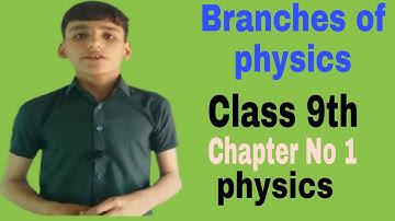 Branches of physics?//Class 8th 9th Chapter No 1 Topic1.2//Class 9th physics// Urdu/hindi//