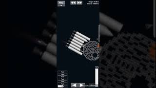 Spaceflight simulator - launching a death star into low Earth orbit