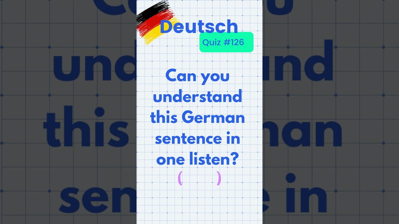 B1 Deutsch Prüfung | B1 Deutsch Listening Test Schnelles Hörverstehen | TELC Goethe Test
