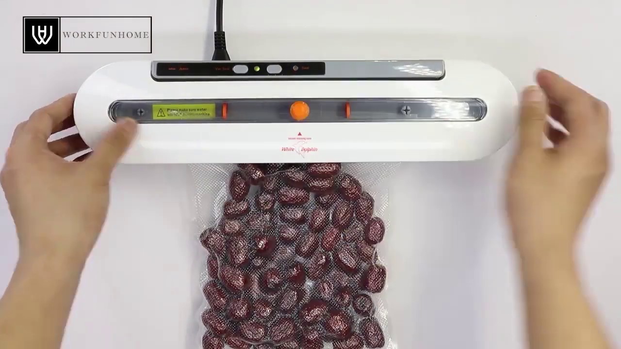 Operation Introduction of White Dolphin Vacuum Food Sealer YouTube