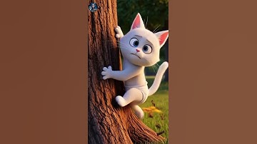 Mèo con bị chó đuổi #cat #shorts #AI #meow #meo